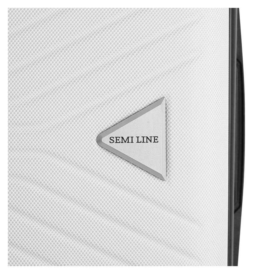 Чемодан Semi Line 28 T5970-3, ABS, 4 колеса, белый