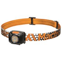 Фонарь налобный Mactronic Rebel 400 Lm LED теплый/холодный/красный Type-C оранжевый