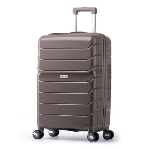 Чемодан компактный Semi Line 20 Полипропилен Коричневый