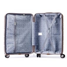 Чемодан компактный Semi Line 20 дюймов (S) Полипропилен Коричневый