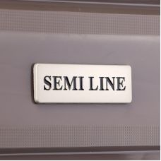 Чемодан компактный Semi Line 20 дюймов (S) Полипропилен Коричневый