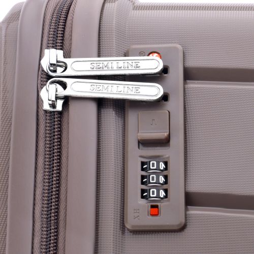 Чемодан большой Semi Line 28 Полипропилен Коричневый
