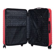 Чемодан большой Semi Line 28 дюймов ABS-пластик Красный