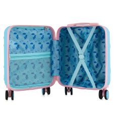 Чемодан детский маленький Semi Line 16 дюймов ABS-пластик Синий/Розовый