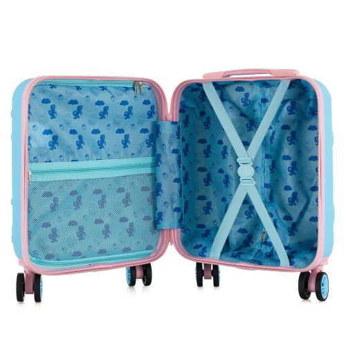 Чемодан детский маленький Semi Line 16 ABS-пластик Синий/Розовый