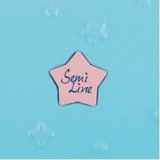 Чемодан детский маленький Semi Line 16 дюймов ABS-пластик Синий/Розовый