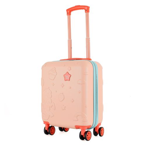 Чемодан детский маленький Semi Line 16 ABS-пластик Розовый/Синий