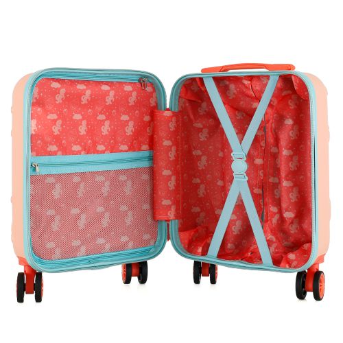 Чемодан детский маленький Semi Line 16 ABS-пластик Розовый/Синий