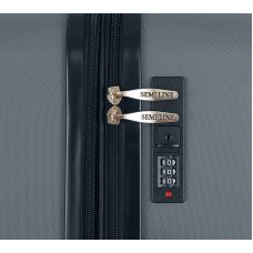 Чемодан Semi Line 20 дюймов (S) 44 л ABS-пластик расширение 20% 4 колеса код. замок ручная кладь Graphite
