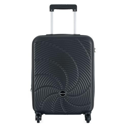Чемодан Semi Line 20 44 л ABS-пластик расширение 20% 4 колеса код. замок ручная кладь Black