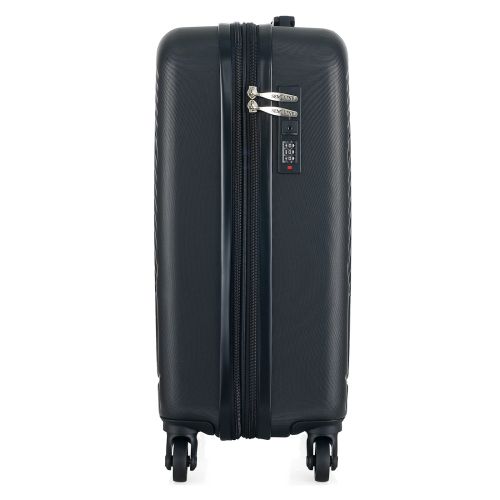 Чемодан Semi Line 20 44 л ABS-пластик расширение 20% 4 колеса код. замок ручная кладь Black