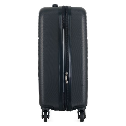 Чемодан Semi Line 20 44 л ABS-пластик расширение 20% 4 колеса код. замок ручная кладь Black