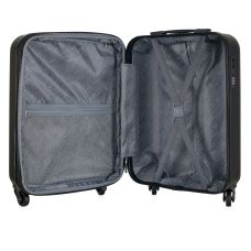 Чемодан Semi Line 20 дюймов (S) 44 л ABS-пластик расширение 20% 4 колеса код. замок ручная кладь Black
