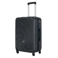 Чемодан Semi Line 24 дюйма (M) 67 л ABS-пластик расширение 20% 4 колеса код. замок Black