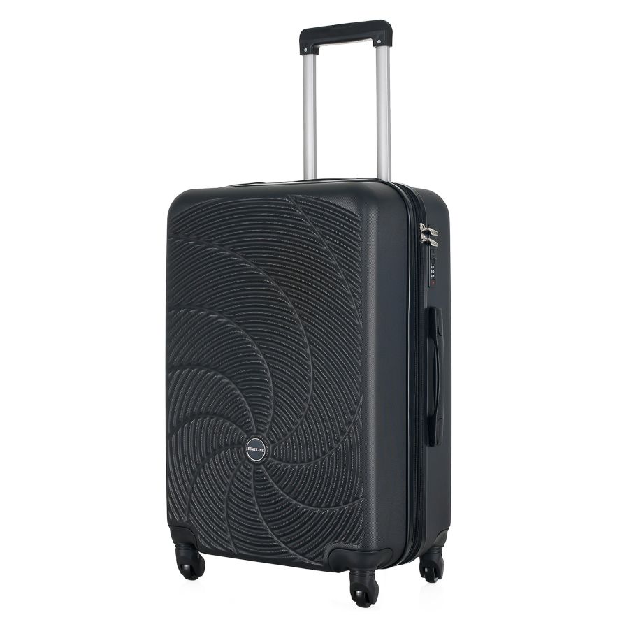 Чемодан Semi Line 24 67 л ABS-пластик расширение 20% 4 колеса код. замок Black