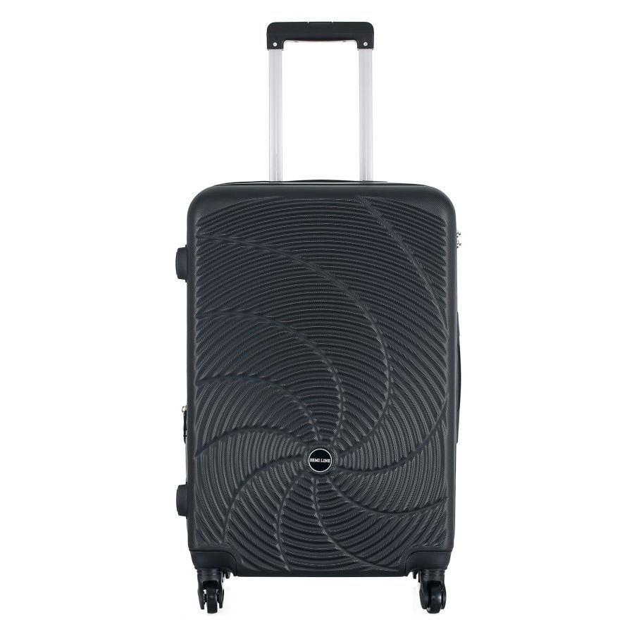 Чемодан Semi Line 24 67 л ABS-пластик расширение 20% 4 колеса код. замок Black