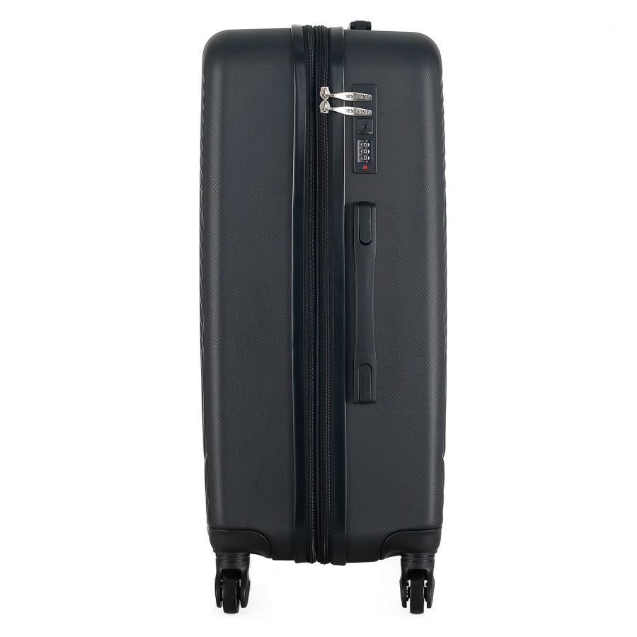 Чемодан Semi Line 24 67 л ABS-пластик расширение 20% 4 колеса код. замок Black