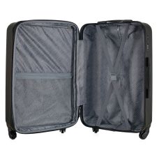 Чемодан Semi Line 24 дюйма (M) 67 л ABS-пластик расширение 20% 4 колеса код. замок Black