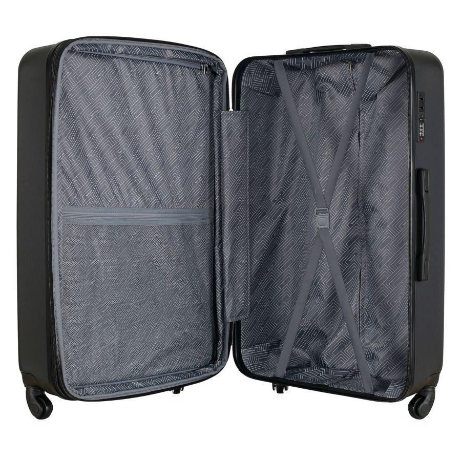 Чемодан Semi Line 28 103 л ABS-пластик расширение 20% 4 колеса код. замок Black