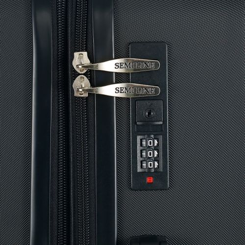 Чемодан Semi Line 28 103 л ABS-пластик расширение 20% 4 колеса код. замок Black
