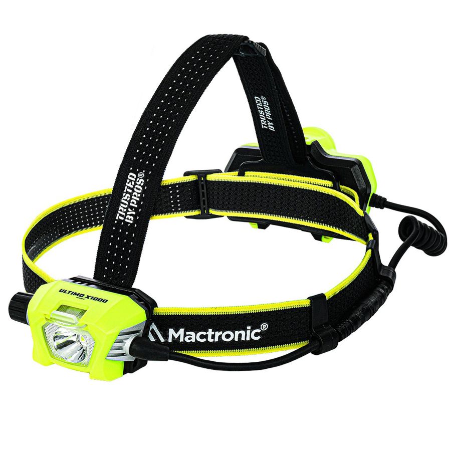 Фонарь налобный Mactronic Ultimo X1000 1000 Lm Желтый