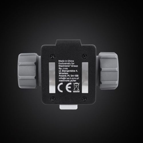 Фонарь налобный тактический Mactronic Prism 650 Lm холодный/теплый/RGB LED Type-C Серый