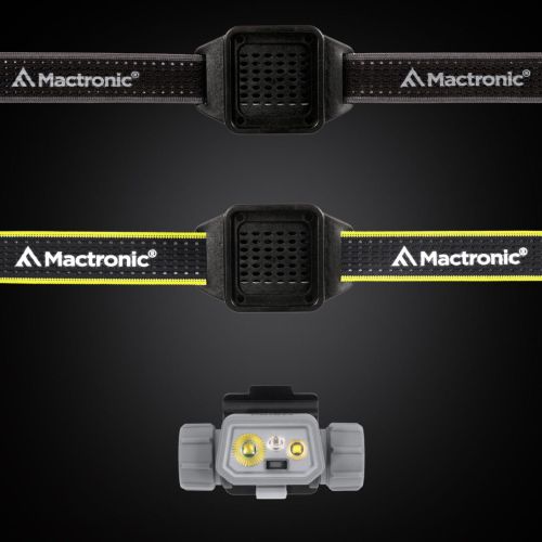 Фонарь налобный тактический Mactronic Prism 650 Lm холодный/теплый/RGB LED Type-C Серый