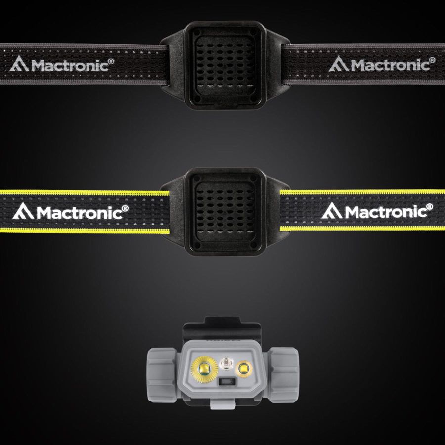 Фонарь налобный тактический Mactronic Prism 650 Lm холодный/теплый/RGB LED Type-C Серый