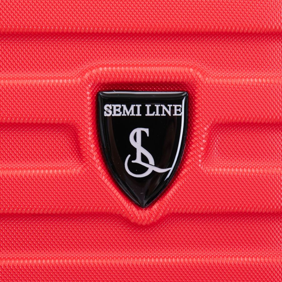 Чемодан Semi Line 20 дюймов маленький для ручной клади Красный