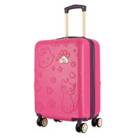 Чемодан Semi Line Детский 20 дюймов маленький ABS-пластик Розовый/Черный