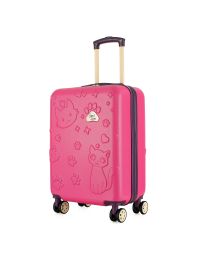 Чемодан Semi Line Детский 20 дюймов маленький ABS-пластик Розовый/Черный