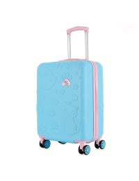 Чемодан детский Semi Line 20 дюймов маленький для ручной клади Синий/Розовый