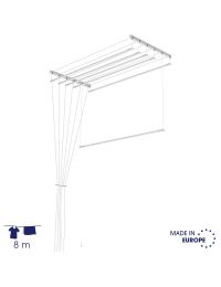 Сушилка для белья настенно-потолочная Casa Si Perfect Dry 5x1.6 м сталь Белый