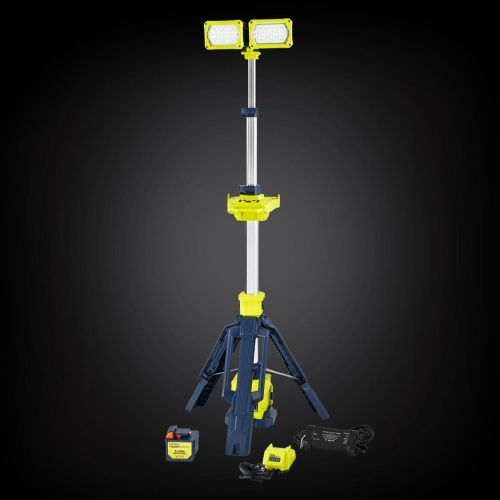 Прожектор профессиональный Mactronic Tower Beam PFL0300 12000 лм Powerbank IP66 Желтый