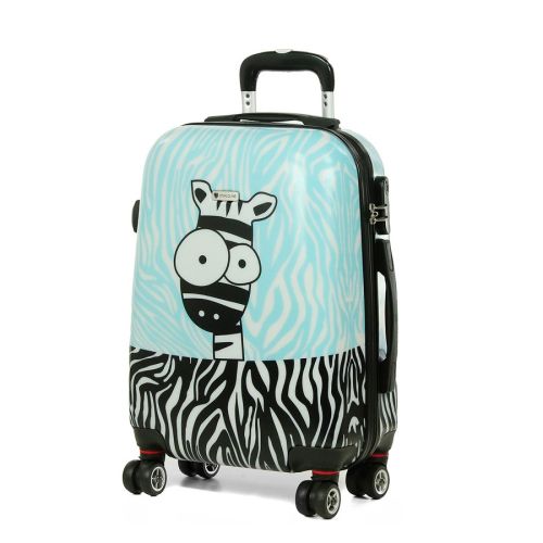 Чемодан Средний (М)  Worldline Airtex 809 Zebra 60 л 64x45x26 см Разноцветный