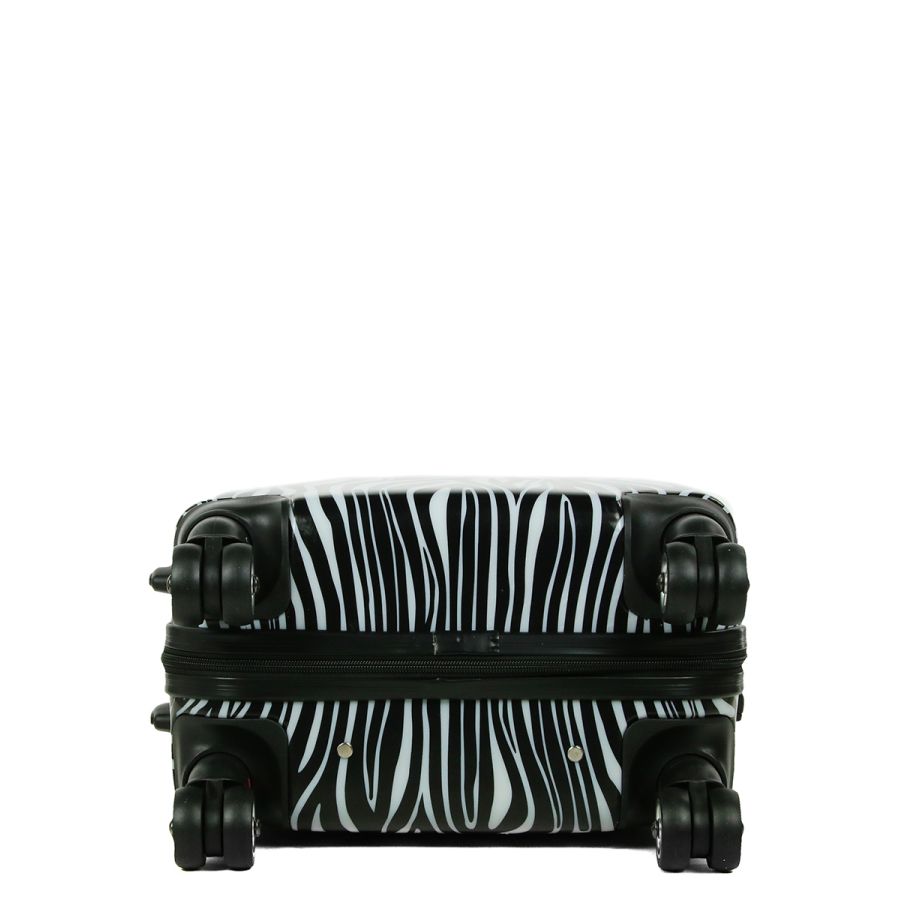 Чемодан Средний (М)  Worldline Airtex 809 Zebra 60 л 64x45x26 см Разноцветный
