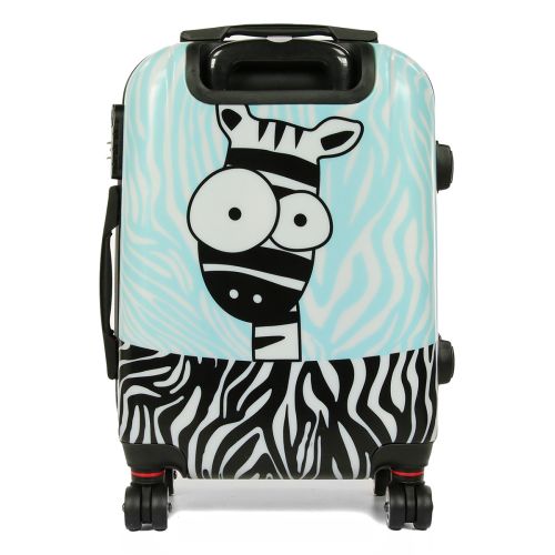 Чемодан Средний (М)  Worldline Airtex 809 Zebra 60 л 64x45x26 см Разноцветный