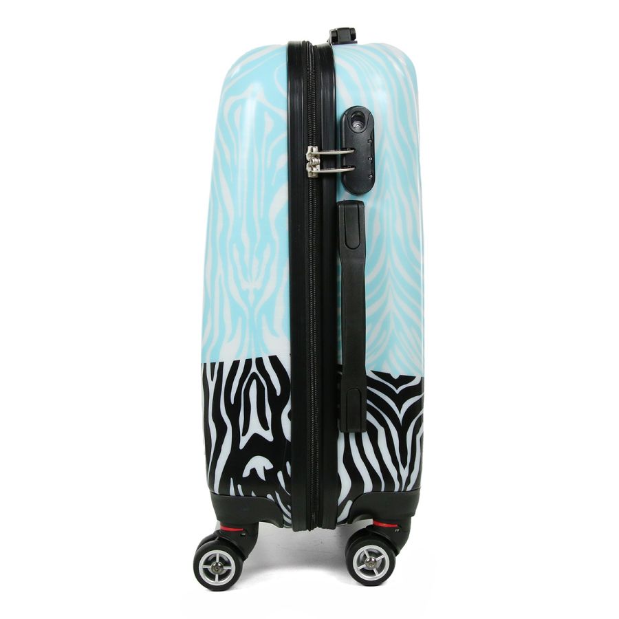 Чемодан Средний (М)  Worldline Airtex 809 Zebra 60 л 64x45x26 см Разноцветный