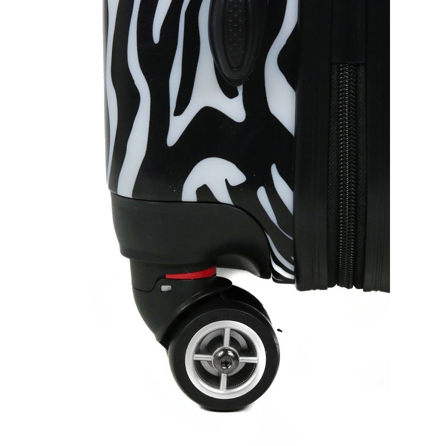 Чемодан Средний (М)  Worldline Airtex 809 Zebra 60 л 64x45x26 см Разноцветный