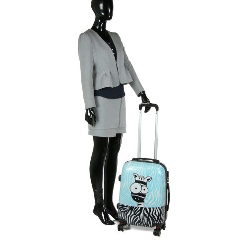 Чемодан Большой (L) Worldline Airtex 809 Zebra 90 л 74×51×30 см Разноцветный