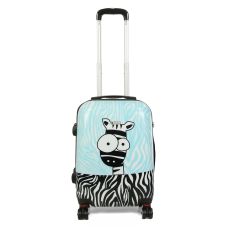 Чемодан Большой (L) Worldline Airteх 809 Zebra 90 л 74×51×30 см Разноцветный