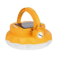 Светодиодная LED лампа-фонарь с солнечной панелью и аккумуляторами NG200 Желтый