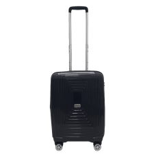 Чемодан маленький Airtex 241 с расширением полипропилен 55×39×22 см 40 л Черный