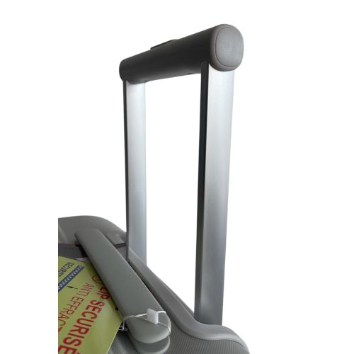 Чемодан маленький Airtex 252 с расширением Полипропилен TSA 45 л Серебристый