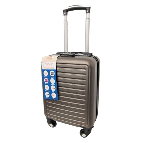 Чемодан Easy Move 004 мини XS ABS-пластик 40×30×20 см Коричневый