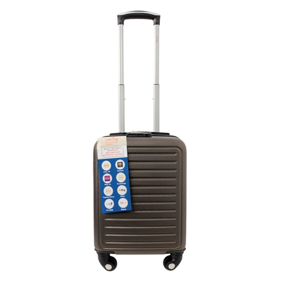 Чемодан Easy Move 004 мини XS ABS-пластик 40×30×20 см Коричневый
