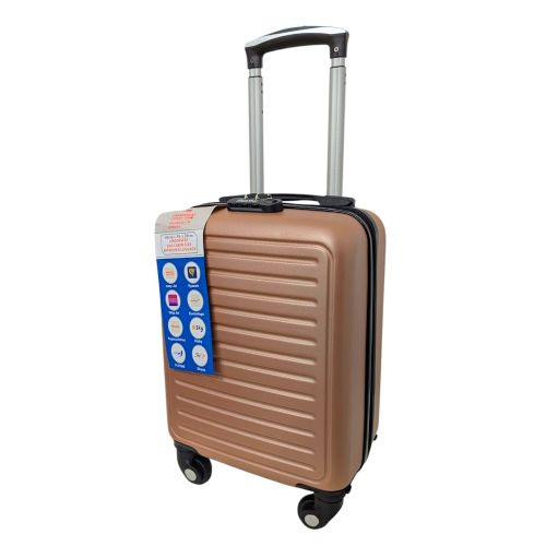 Чемодан Easy Move 004 мини XS ABS-пластик 40×30×20 см Розовое золото