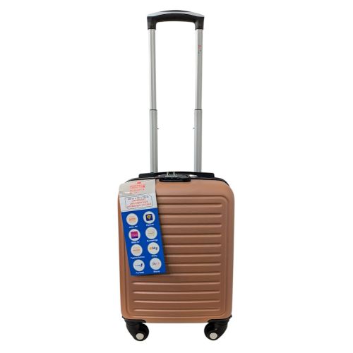 Чемодан Easy Move 004 мини XS ABS-пластик 40×30×20 см Розовое золото