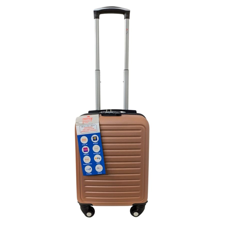 Чемодан Easy Move 004 мини XS ABS-пластик 40×30×20 см Розовое золото