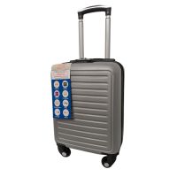 Чемодан Easy Move 004 мини XS ABS-пластик 40×30×20 см Серебряный